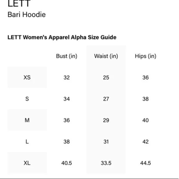 Lett New With Tags Bari Hoodie In Moss Size XS - Picture 9 of 13